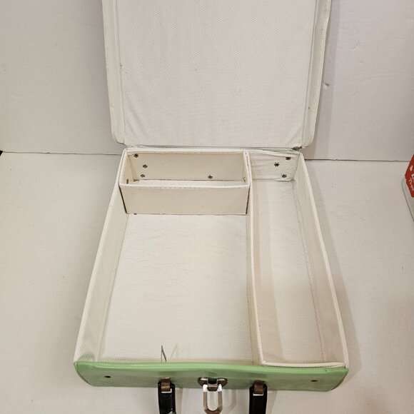 Vintage 1968 Mattel The World Of Barbie Vinyl Doll Case #1002 Blue & Green 6/10 - Picture 5 of 9